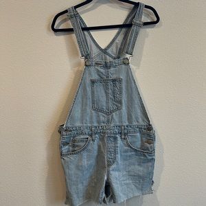 Levi cutoff overalls